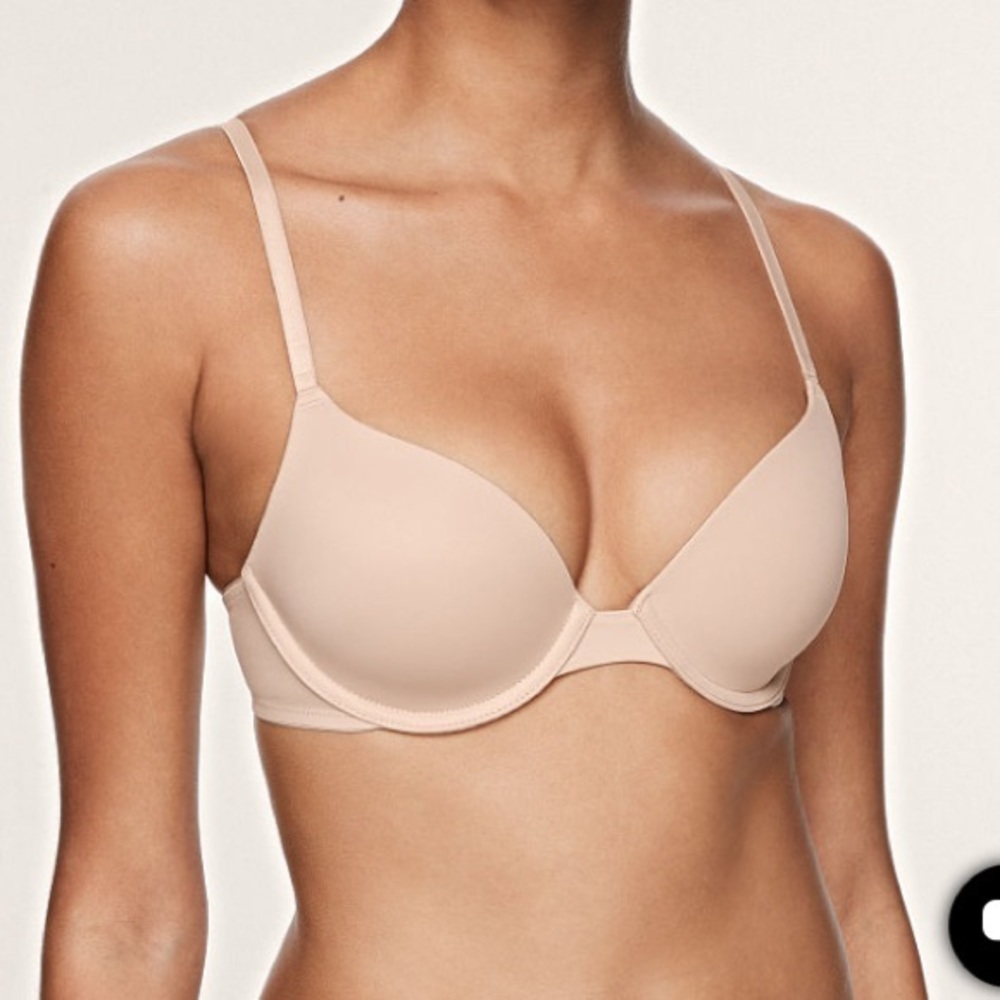 VS Pink Wear Everywear Tan Bra